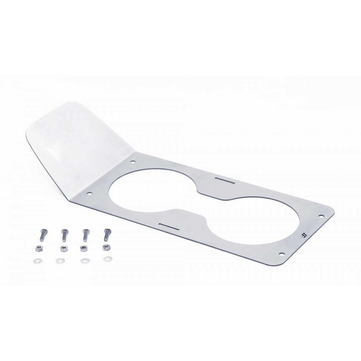 Cupholder With Blanking El. Windows Plate, Stainless Steel