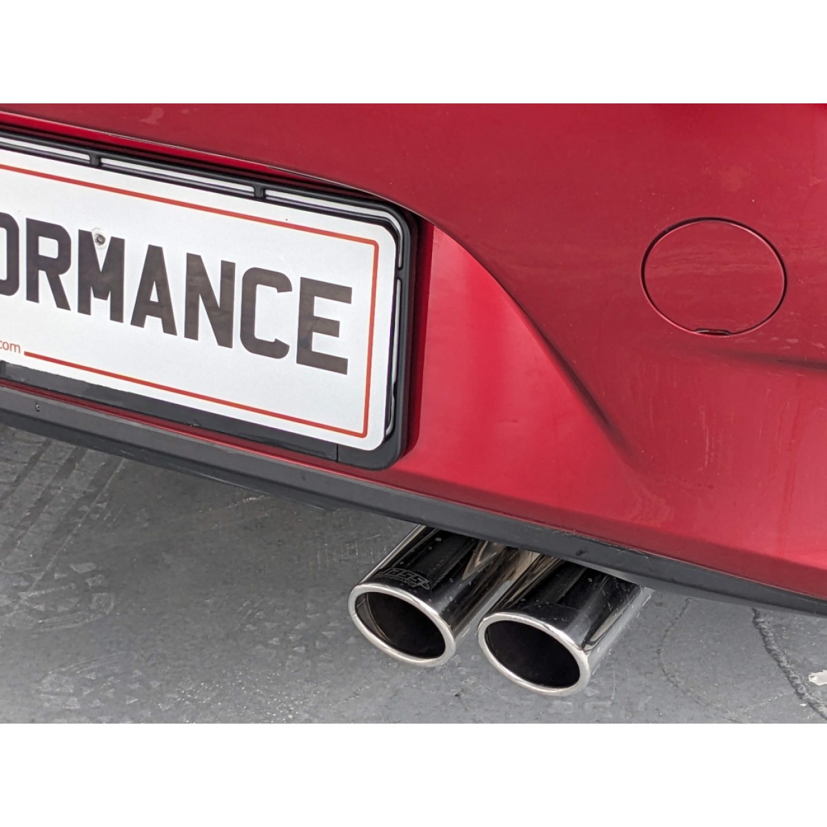 Double Stainless Exhaust Tip ND